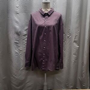 Artefact Stockholm Stretch Poplin‎ Shirt - Burgundy - 3 XL